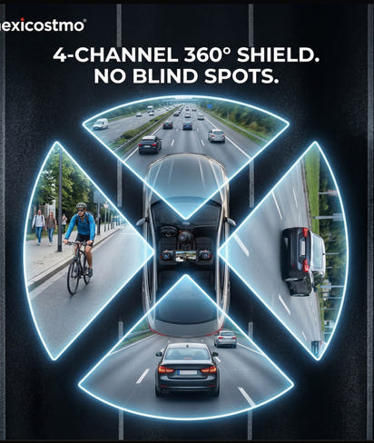 1080P 4-Channel Car DVR camera