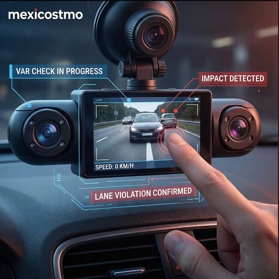 1080P 4-Channel Car DVR camera