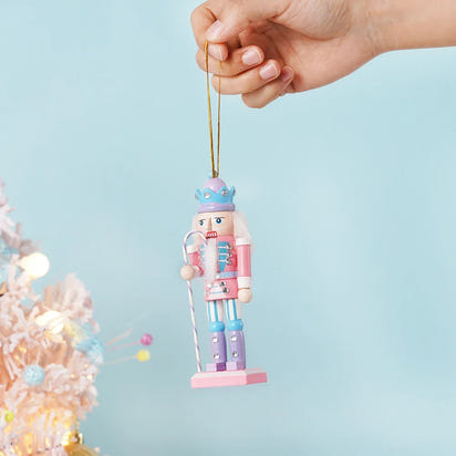 4PCS 12cm Macaron Candy Series Nutcracker Puppet Soldier